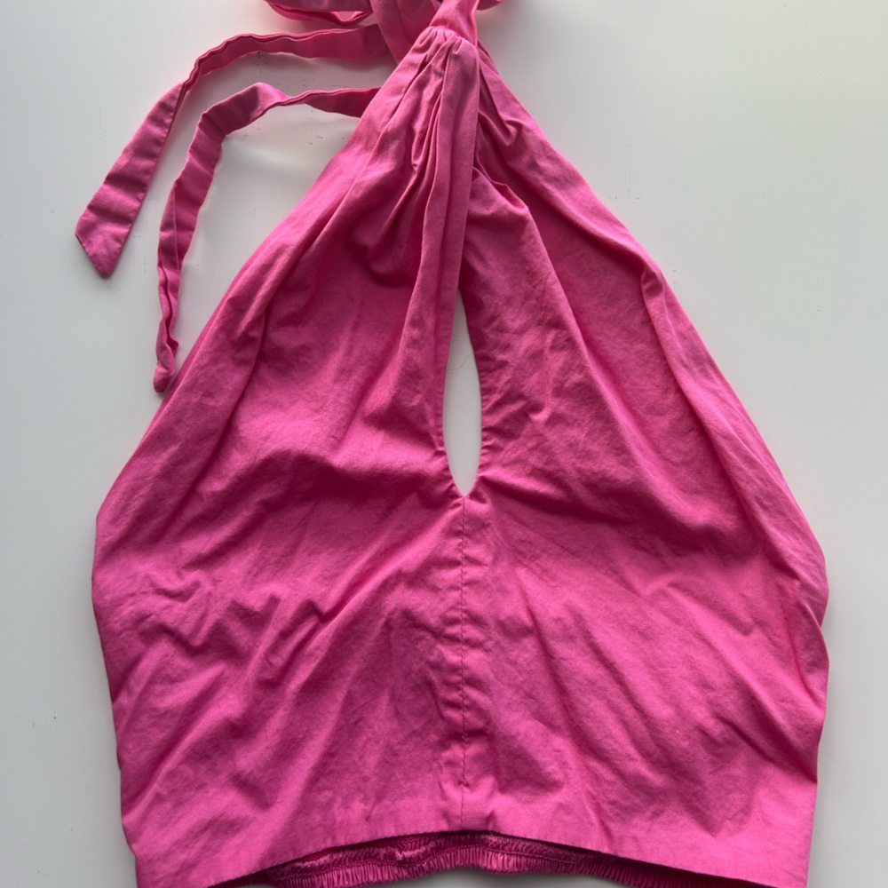 Pink Halter Top